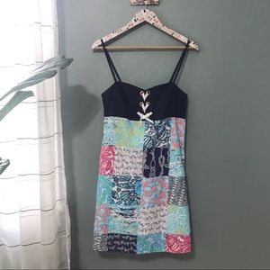 Lilly Pulitzer Rilee multi Sailor patch Sundress 8